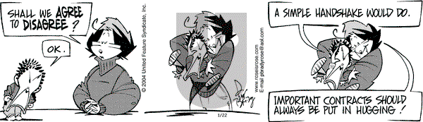 Rose is Rose on Thursday January 22, 2004 Comic Strip