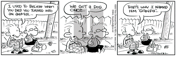 Soup to Nutz - Old on Wednesday November 28, 2007 Comic Strip