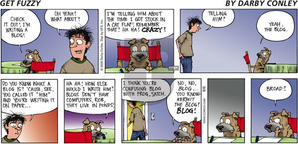 Get Fuzzy on Friday August 11, 2006 Comic Strip