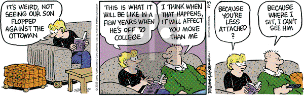 Betty on Monday November 3, 2025 Comic Strip