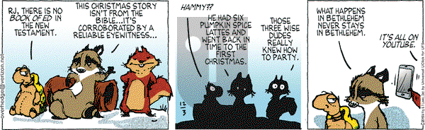 Over the Hedge on Thursday December 3, 2015 Comic Strip