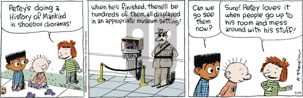 Cul de Sac on Monday May 26, 2014 Comic Strip