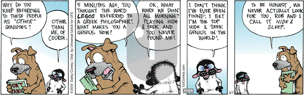 Get Fuzzy on Tuesday February 7, 2012 Comic Strip