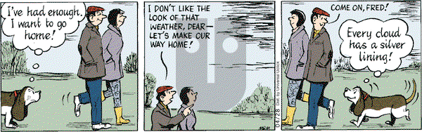 Fred Basset on Saturday April 28, 2012 Comic Strip