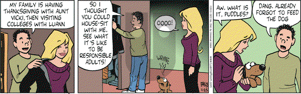 Luann on Monday November 25, 2013 Comic Strip