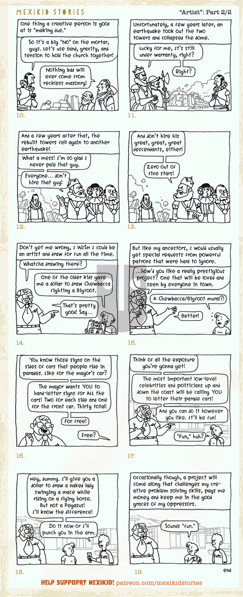 Mexikid Stories on Friday May 17, 2024 Comic Strip