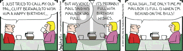 The Born Loser on Wednesday March 17, 2021 Comic Strip