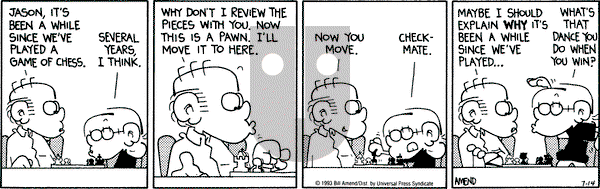 FoxTrot on Wednesday July 14, 1993 Comic Strip