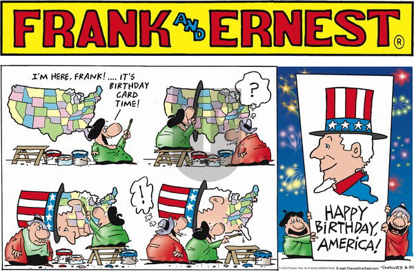 Frank and Ernest on Sunday June 30, 2019 Comic Strip