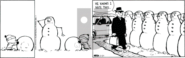 Calvin and Hobbes - Tuesday February 21, 2012 Comic Strip