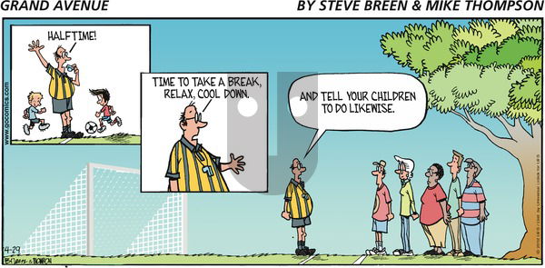 Grand Avenue on Sunday April 29, 2012 Comic Strip
