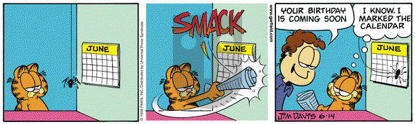 Garfield on Wednesday December 29, 1999 Comic Strip