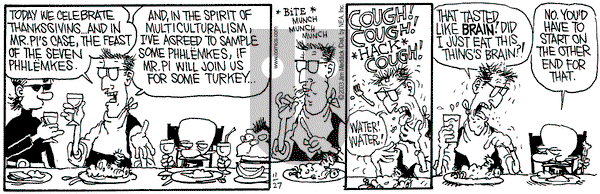 Monty on Thursday November 27, 2003 Comic Strip