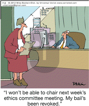 Cornered on Tuesday July 3, 2012 Comic Strip