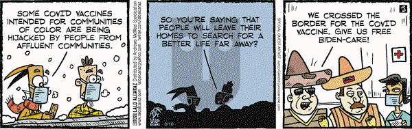 La Cucaracha on Wednesday March 10, 2021 Comic Strip