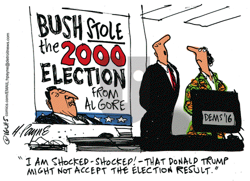 Henry Payne - Saturday October 22, 2016 Comic Strip