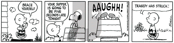 Peanuts on Wednesday February 6, 1985 Comic Strip