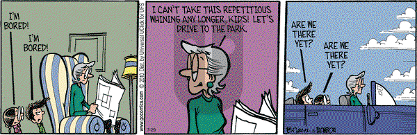 Grand Avenue on Tuesday July 29, 2014 Comic Strip