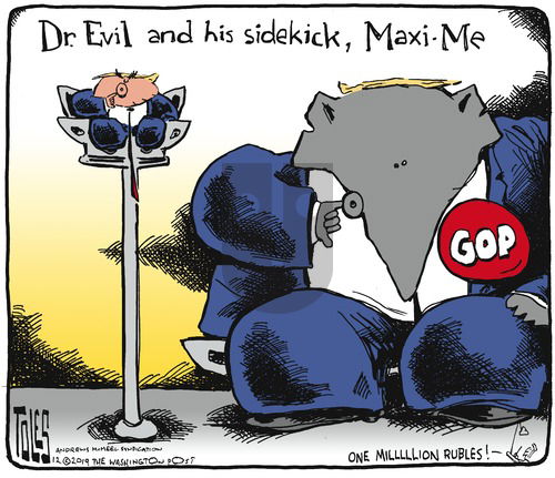 Tom Toles on Sunday December 22, 2019 Comic Strip
