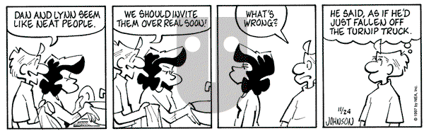 Arlo and Janis on Thursday November 27, 1997 Comic Strip