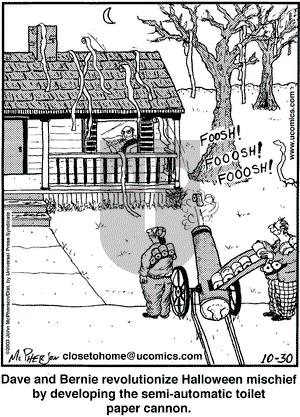 Close to Home on Thursday October 30, 2003 Comic Strip