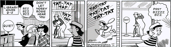 Nancy on Friday November 26, 1948 Comic Strip