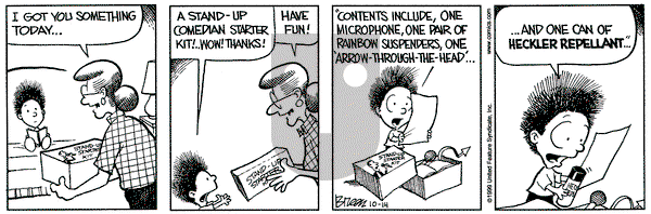 Grand Avenue on Thursday October 14, 1999 Comic Strip
