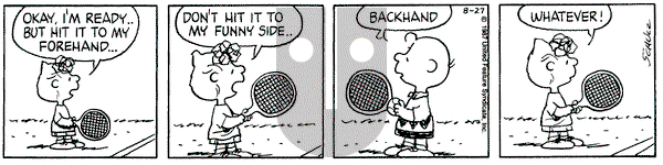 Peanuts on Thursday August 27, 1987 Comic Strip