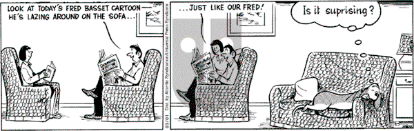 Fred Basset on Wednesday March 1, 2006 Comic Strip