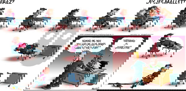 Frazz on Sunday April 4, 2004 Comic Strip