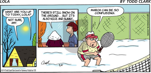 Lola on Sunday March 6, 2016 Comic Strip