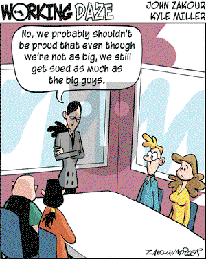 Working Daze on Tuesday March 30, 2004 Comic Strip