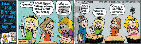 Luann on Tuesday September 23, 2014 Comic Strip