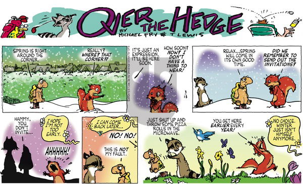 Over the Hedge on Sunday March 18, 2012 Comic Strip