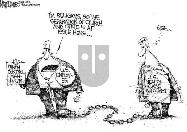 Matt Davies on Wednesday March 7, 2012 Comic Strip