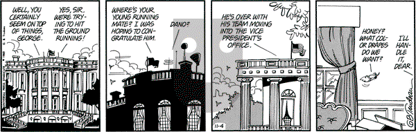 Doonesbury on Friday November 4, 1988 Comic Strip