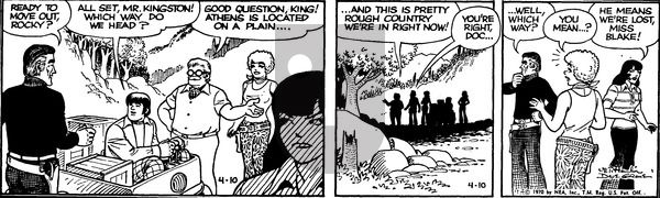 Alley Oop on Friday April 10, 1970 Comic Strip