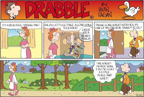 Drabble on Sunday May 15, 2016 Comic Strip