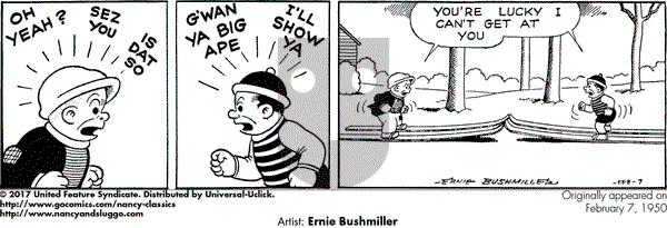 Nancy Classics on Tuesday February 7, 2017 Comic Strip