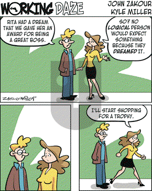 Working Daze on Wednesday November 14, 2007 Comic Strip