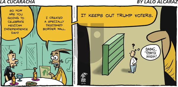 La Cucaracha on Sunday September 18, 2016 Comic Strip