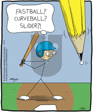 In the Bleachers on Friday April 10, 2020 Comic Strip