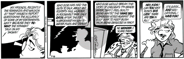 Doonesbury on Saturday July 16, 1994 Comic Strip