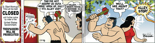 Alley Oop on Monday November 19, 2012 Comic Strip