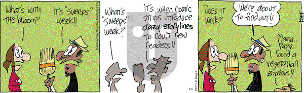 The Knight Life on Monday April 6, 2015 Comic Strip