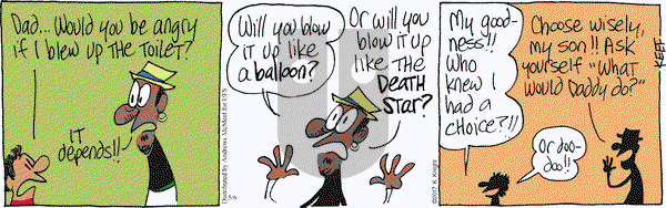 The Knight Life on Saturday May 6, 2017 Comic Strip