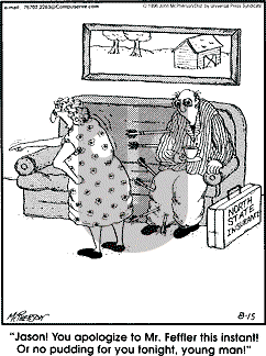 Close to Home - Thursday August 15, 1996 Comic Strip