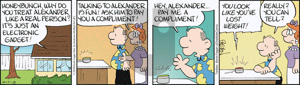 Drabble on Tuesday April 17, 2018 Comic Strip