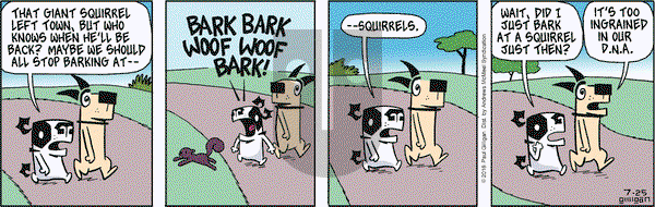 Pooch Cafe on Wednesday July 25, 2018 Comic Strip