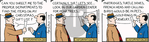 The Born Loser on Saturday December 18, 2010 Comic Strip